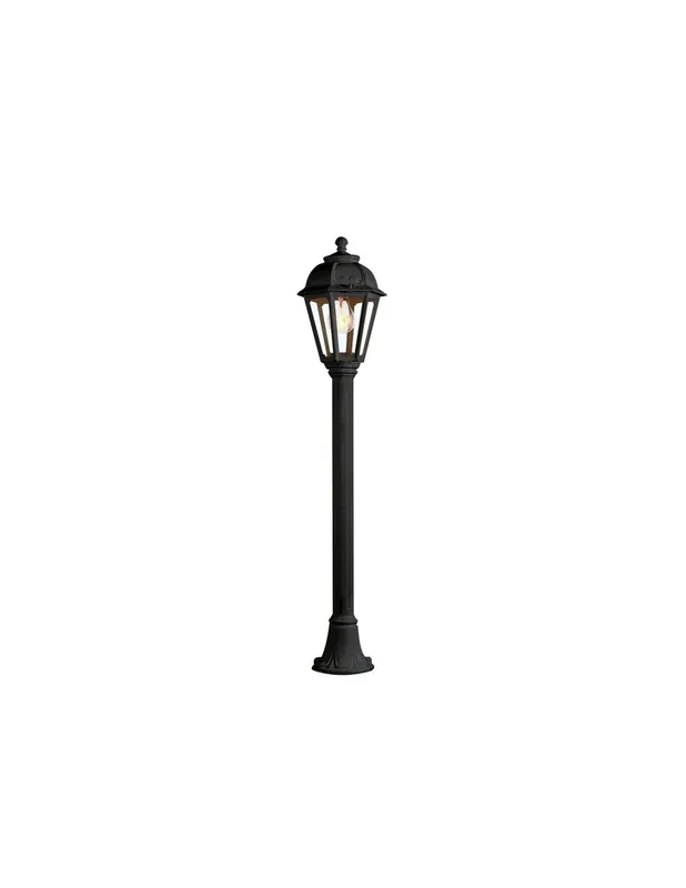Rossini Chris T.20600-100 lampione da giardino classico E27 IP44 nero Prezzo Scontato