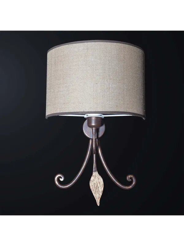 Soddisfatti O Rimborsati Applique in ferro battuto classico rustico a 1 luce BGA 3071-a1