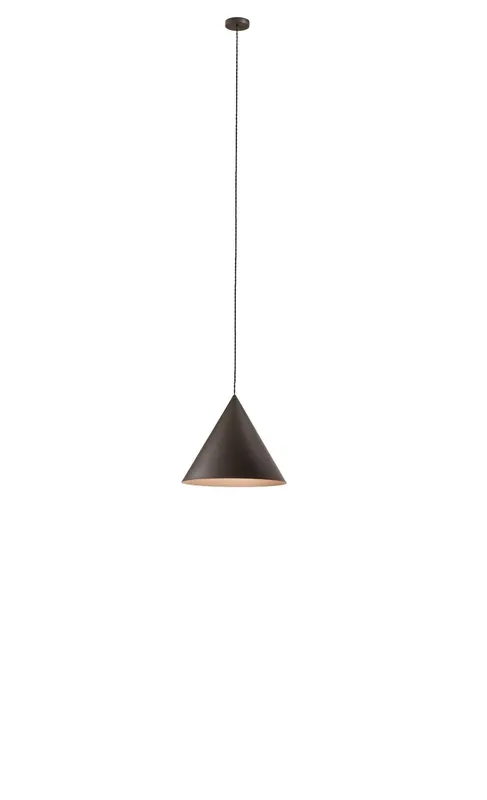 Più Venduto Lampada a sospensione grigio cono design moderno 8404 GR