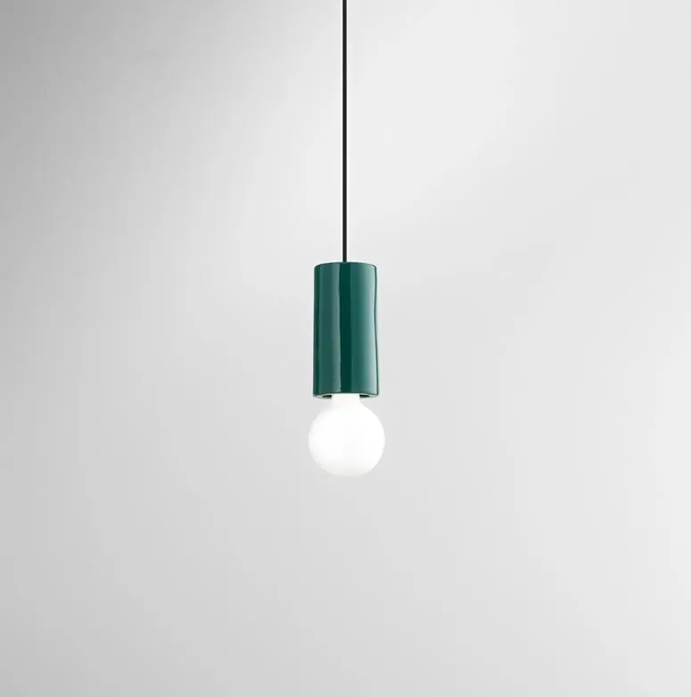Compra Adesso Lampada Sospensione ceramica VERDE LUCIDO Perenz - 8402 VP