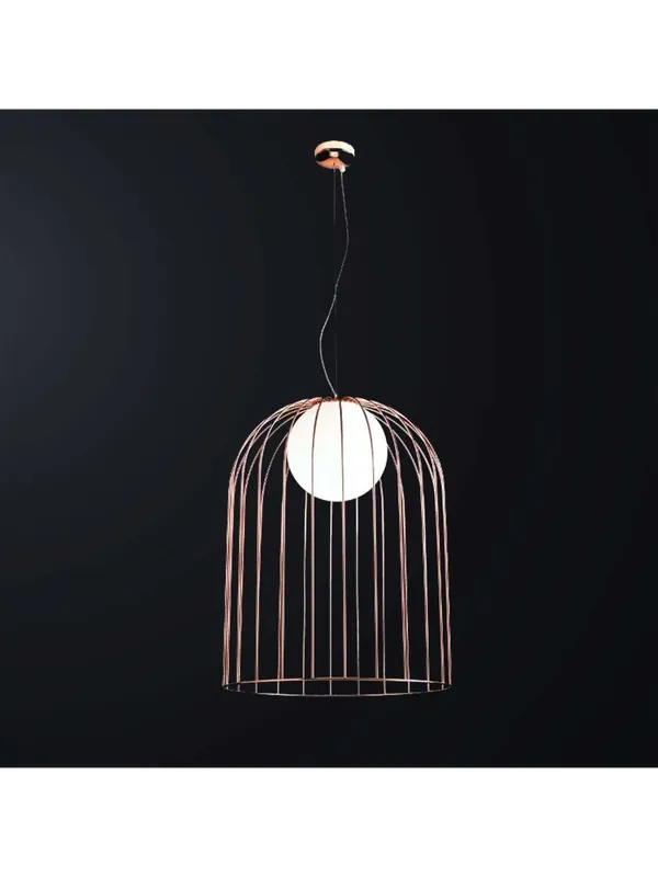 Lampadario moderno design rame a 1 luce BGA 3060-s1 Consegna Rapida
