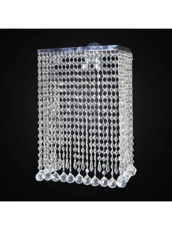 Professionale Applique moderno cascata di cristalli 2 luci BGA 3059-a design swarovsky