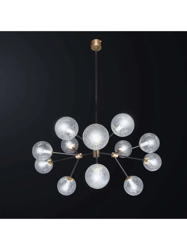 Lampadario moderno design minimal con sfere a 12 luci BGA 3058-s12 Bestseller