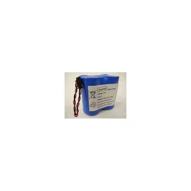 Ordina Subito beghelli batteria litio li 7.2v 13ah d pacco + amp beghelli 8132