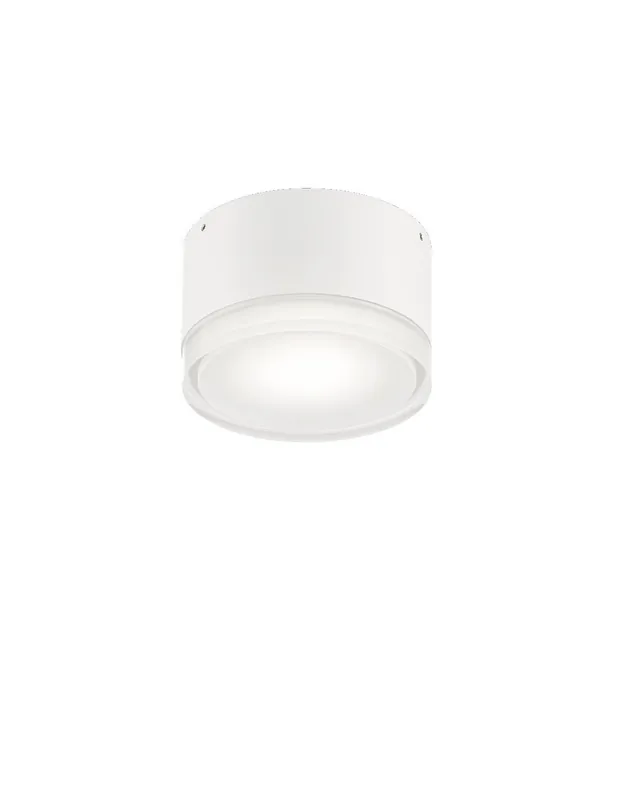 Ideal Lux Urano PL1 Small plafoniera per esterni in alluminio verniciato GX53 Ultimissimo Modello