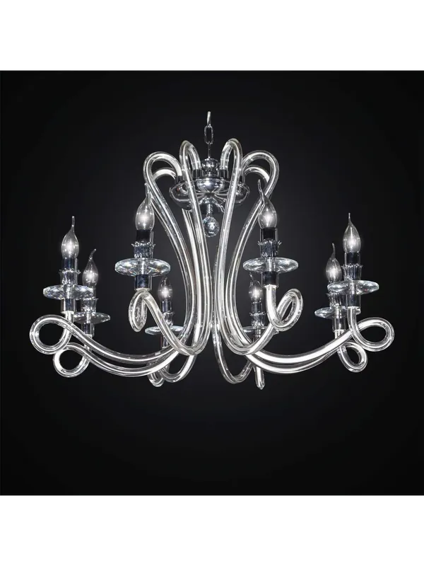 Ultimissimo Modello Lampadario cristallo contemporaneo design swarovsky 8 luci BGA 3035-8