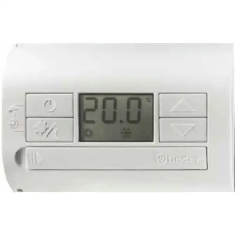 Solo Oggi finder termostato da parete digitale bianco finder 1t3190030000