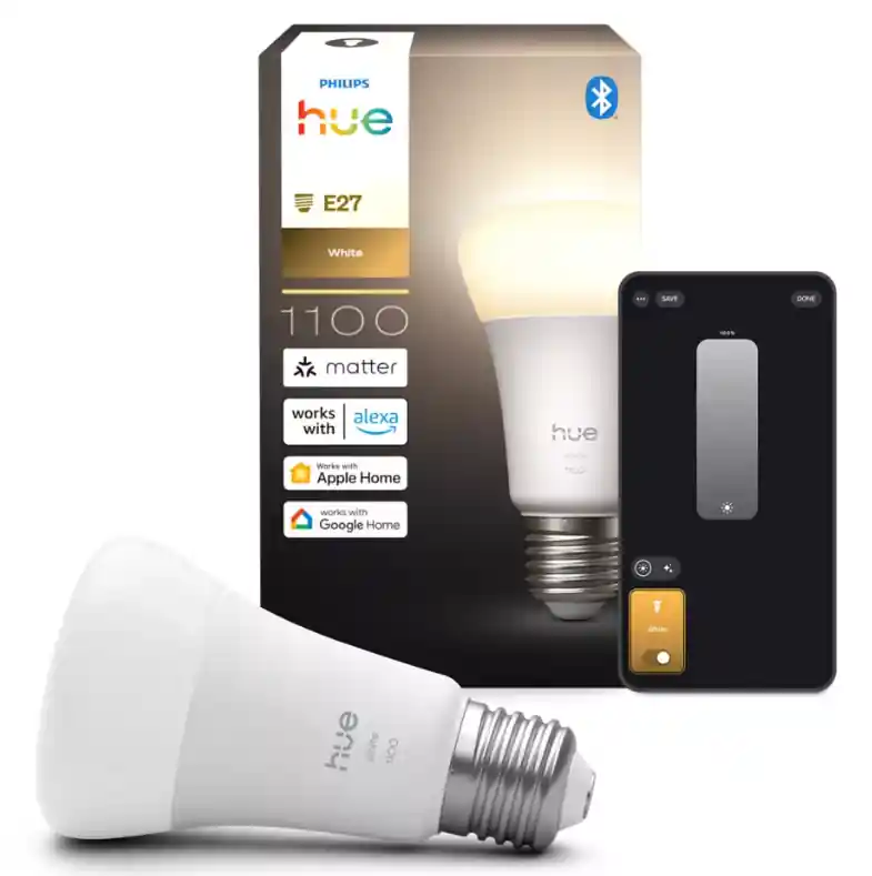 Lampadina smart LED E27 White 1100 lumen PHILIPS CONSUMER 36470700 regolabile Sconto