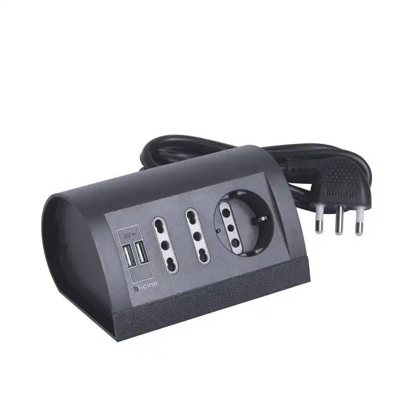 Bestseller bticino multipresa scrivania 2m sp16a 2pr10/16 +1 p30+usb bticino s3711gu