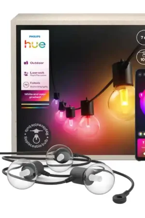 Must-Have Catena luminosa smart LED esterno 7m PHILIPS 37147700 multicolore