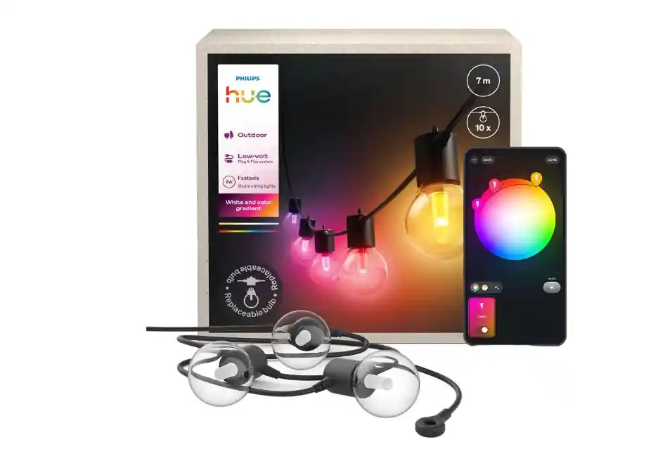 Must-Have Catena luminosa smart LED esterno 7m PHILIPS 37147700 multicolore