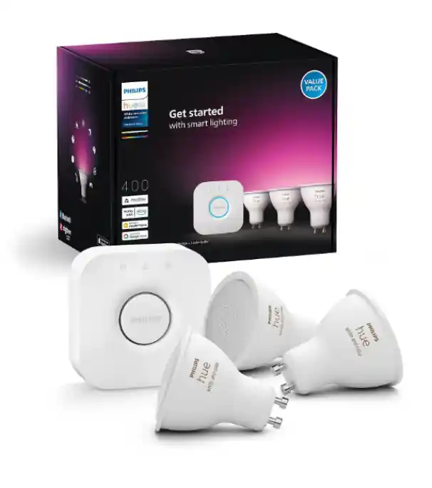 Kit illuminazione smart GU10 con bridge Philips 37217700 gestione luci Direttamente Dal Produttore