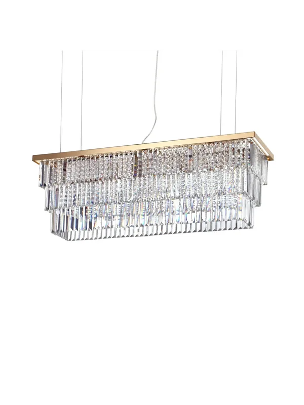 Professionale Lampadario contemporaneo con cristalli DL0154