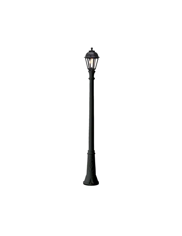 Miglior Prezzo Rossini Chris T.20600-200 lampione da giardino classico E27 IP44 nero