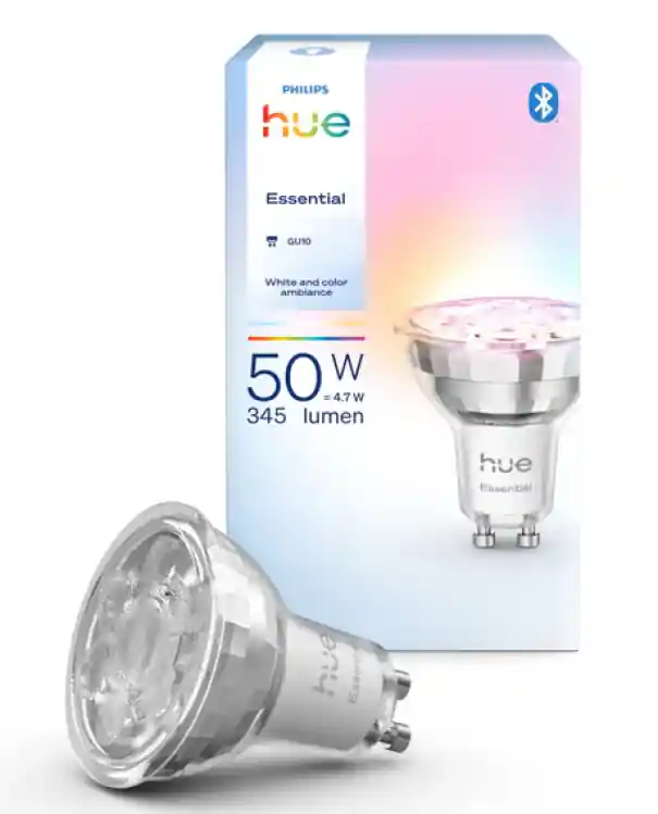 Pagamento Sicuro Lampadina Philips Hue White & Color Ambiance LED GU10 Essential 50W - 39242700