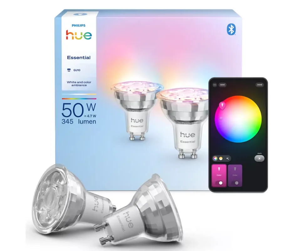 Kit 2 Lampadine Philips Hue White & Color Ambiance LED GU10 50W - 39248900 Compra Online