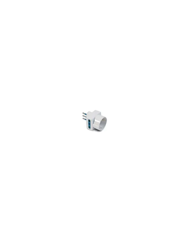 Prezzo Basso Tripla spina adattatore 16a+t+unel bivalente 05761