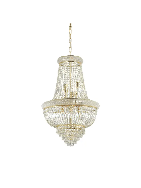 Offerta Speciale Lampadario classico oro con cristalli DL0172