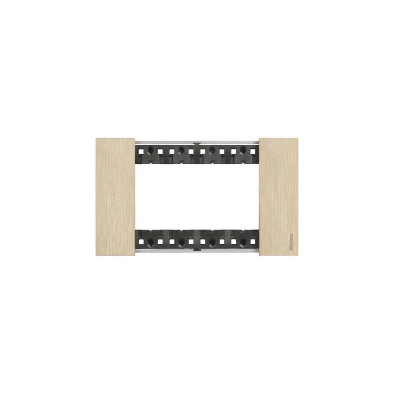 bticino living now placca 4 moduli oro materiale zama bticino ka4804zw Quantità Limitata