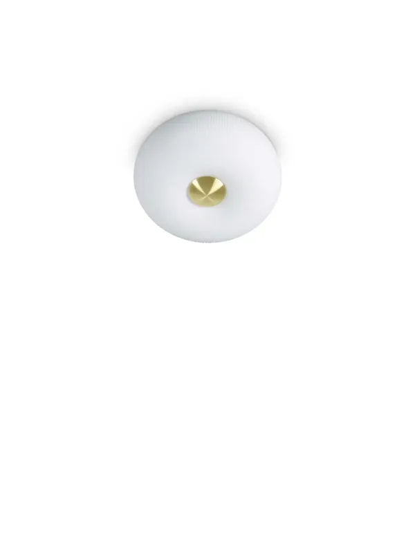 Plafoniera classica in vetro bianco 2 luci design DL0234 Nuovo Arrivo