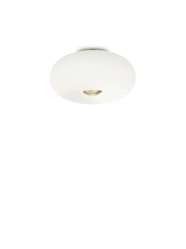 Plafoniera classica in vetro bianco 3 luci design DL0235 Offerta