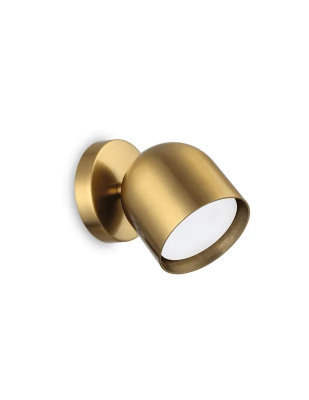 Reso Gratuito Ideal Lux Dodo AP1 applique da muro orientabile - Ottone