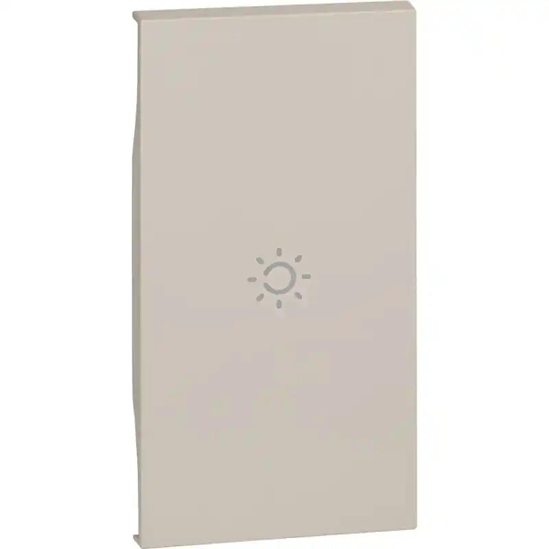 Scelto Dai Clienti bticino living now cover con simbolo luce per art k4001, k4003, k4004 k4004l k4005 k4034 2 moduli sabbia bticino km01m2a