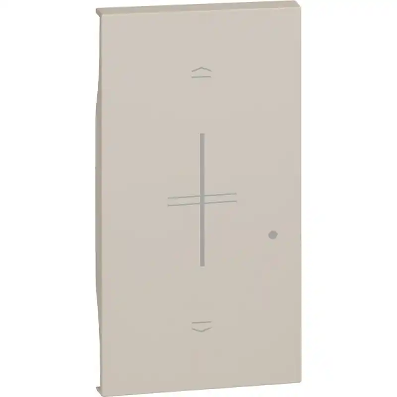 Novità bticino living now cover illuminabile per comando tapparella connesso art k4027c 2 moduli sabbia bticino km32m2
