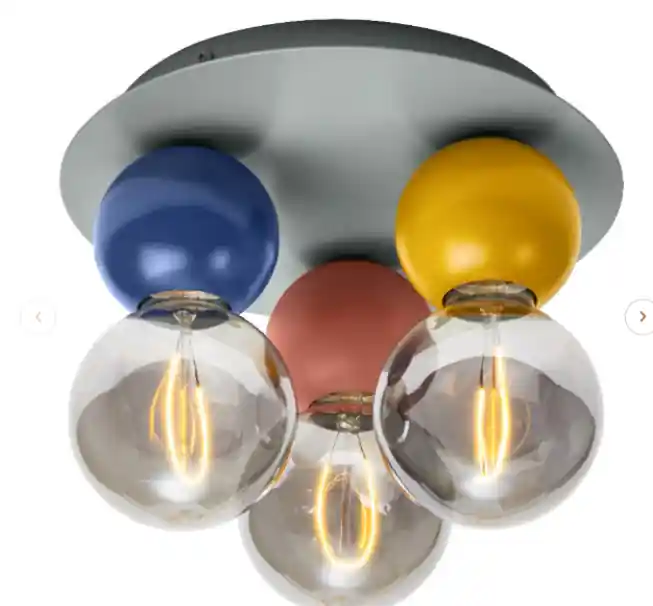 Plafoniera LED colorata 3XE27 diametro 25 cm LEDVANCE LUM838949 lampada decorativa A Buon Prezzo