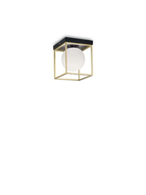 Compra Adesso Plafoniera vintage oro e nero DL0196