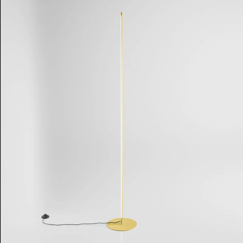 Piantana LED Oro dimmerabile Luce Calda 3000K 950lm 180 cm - EBONY PT O Esclusivo