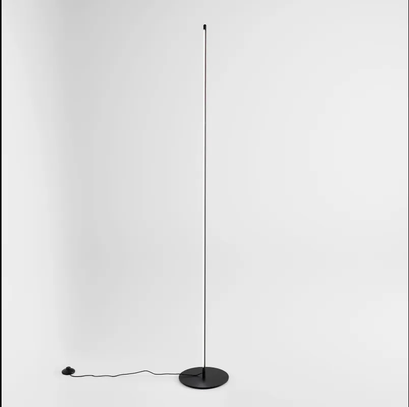Piantana LED Nera dimmerabile Luce Calda 3000K 950lm 180 cm -EBONY PT N Esclusivo