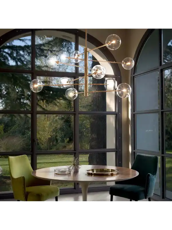Occasione Imperdibile Lampadario classico 12 luci design minimal DL0207