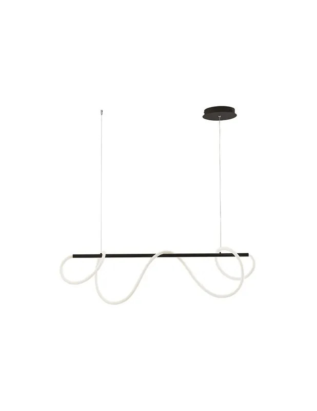 Sconto Rossini String STI002N lampadario moderno led nero