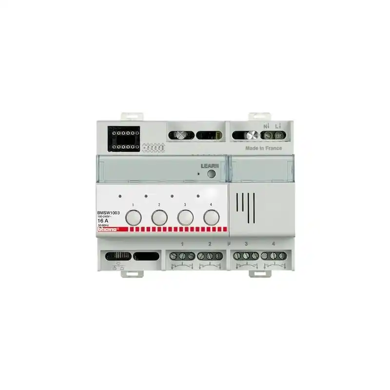 Offerta Speciale bticino my home attuatore scs on off tecnologia zero crossing 4 x 16a 230v 6din bticino bmsw1003