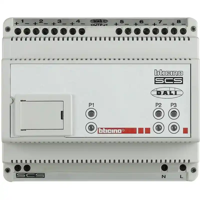 Must-Have bticino my home dimmer dali 8x16a 6din 27v bticino f429