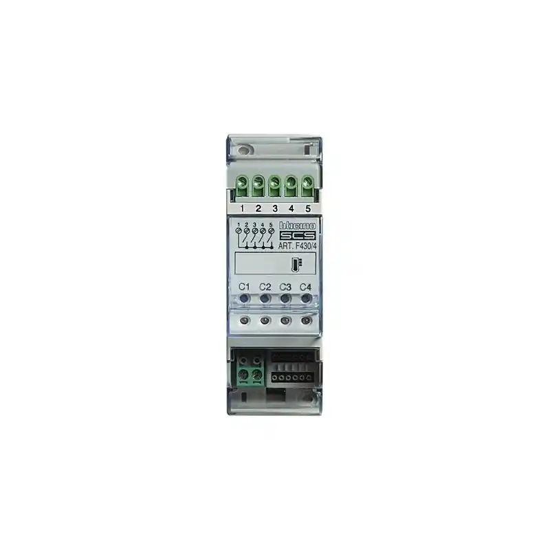 Popolare bticino my home scs attuatore termoregolazione 4 rele bticino f430/4
