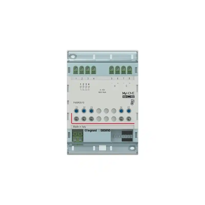 Pagamento Sicuro bticino my home attuatore din 3 uscite +2x0 10v bus bticino f430r3v10