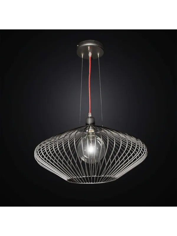 Lampadario moderno Design antracite e rosso a 1 luce BGA 3029-s50 Direttamente Dal Produttore