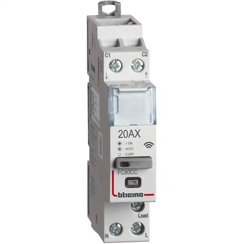 bticino contattore din connesso per carichi monofase 1 modulo bticino fc80cc Di Tendenza
