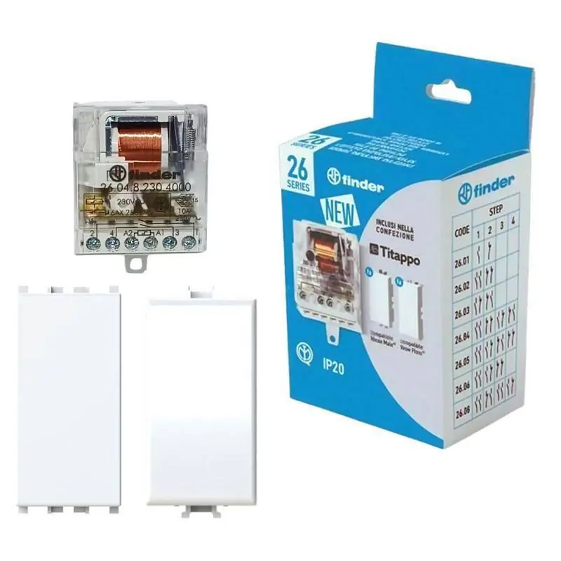 Super Prezzo KIT Relè ad Impulsi con tittapo FINDER - 260482304000POA