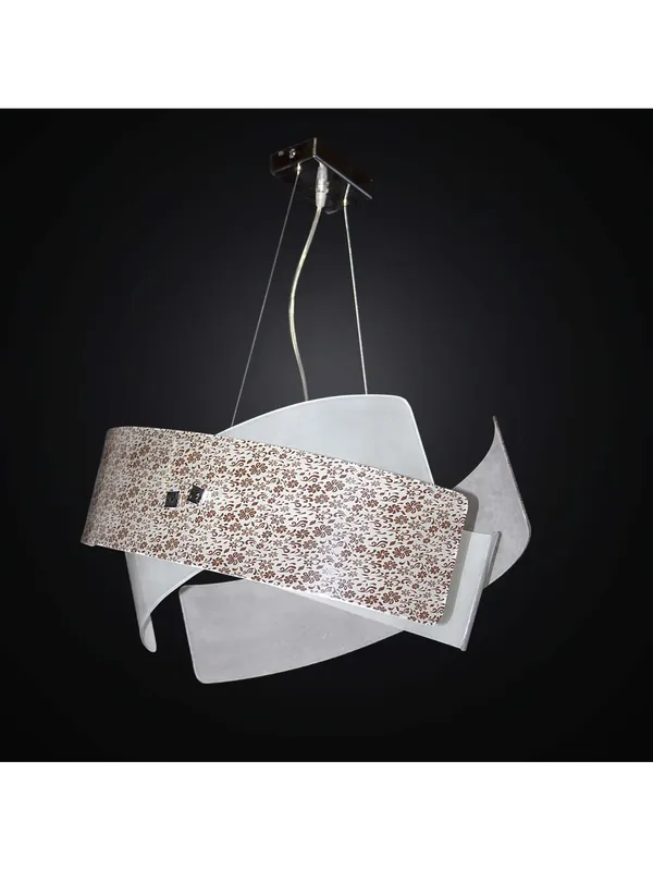 A Buon Prezzo Lampadario moderno in vetrofusione decorato fiori 4 luci BGA 2274-s55