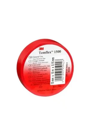 3mi nastro isolante autoestinguente rosso in pvc 19x25 mm 3MI7000106692 Più Venduto