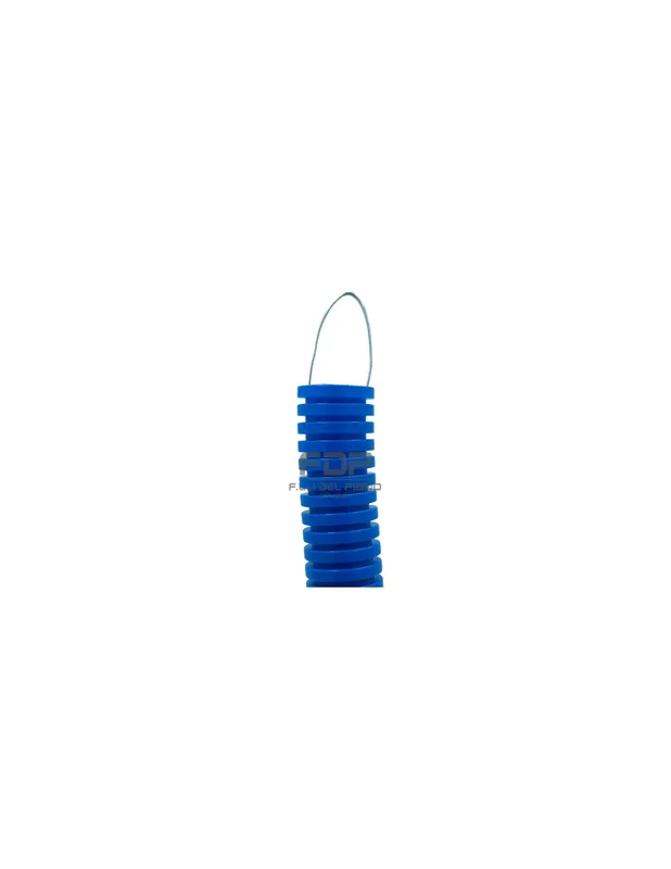 Tubo corrugato flessibile blu con sonda tirafilo d.25 pvc 50 metri Economico