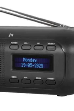 Vendita Finale Radiosveglia digitale DAB Plus compatta Lowell EH50107 nero