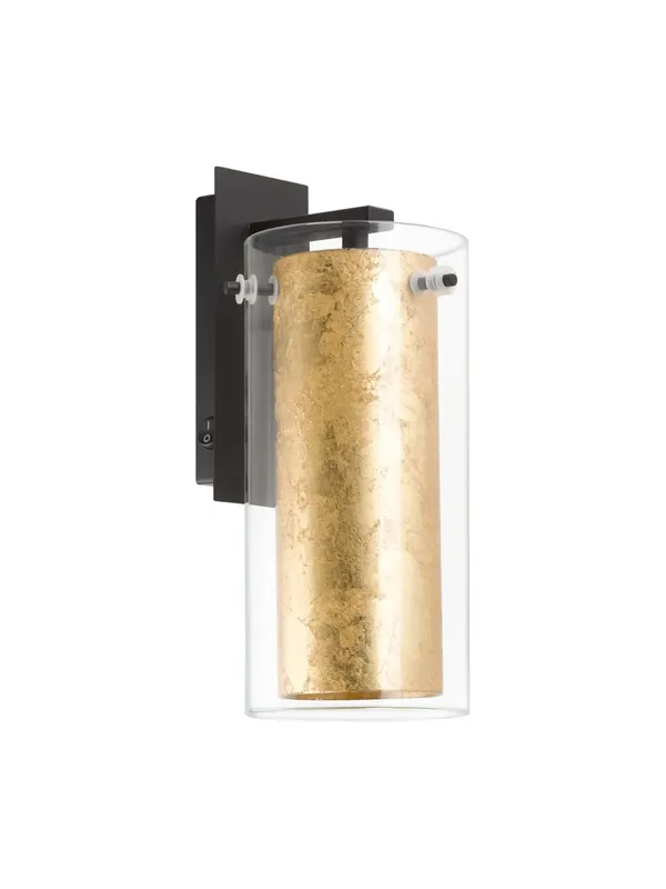 Prezzo Conveniente Applique contemporaneo in foglia oro 1 luce GL0643