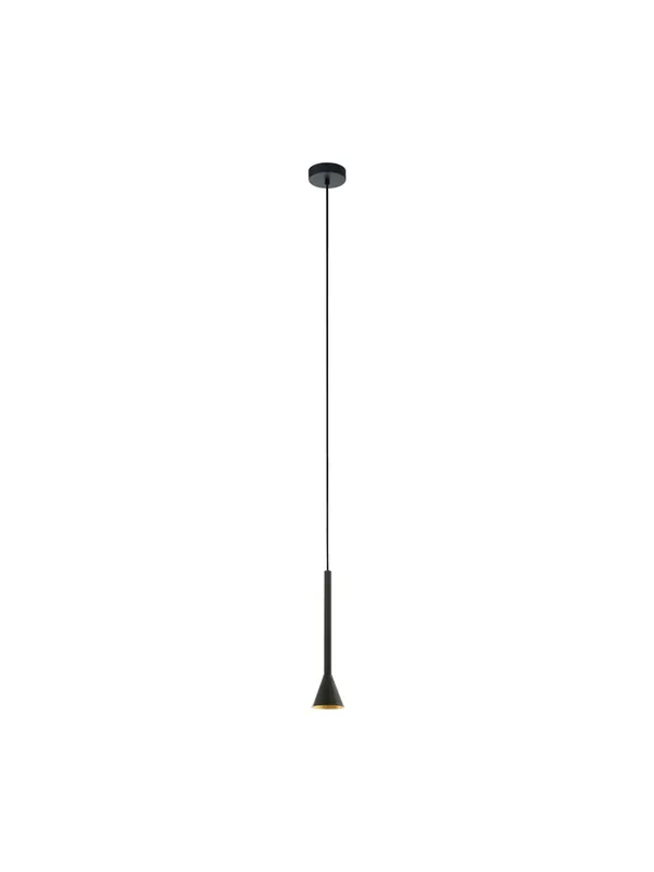 Lampadario moderno a led nero 1 luce GL0649 Ultima Occasione