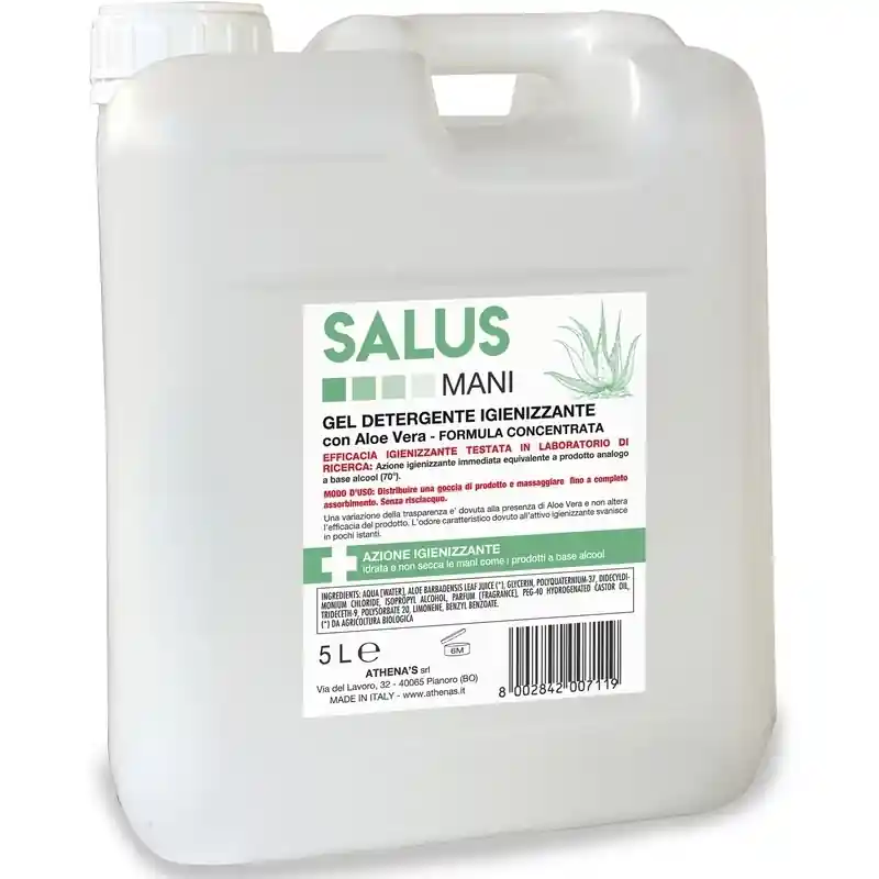 Quantità Limitata gel igienizzante detergente con aloe vera professionale tanica da 5 litri 089096