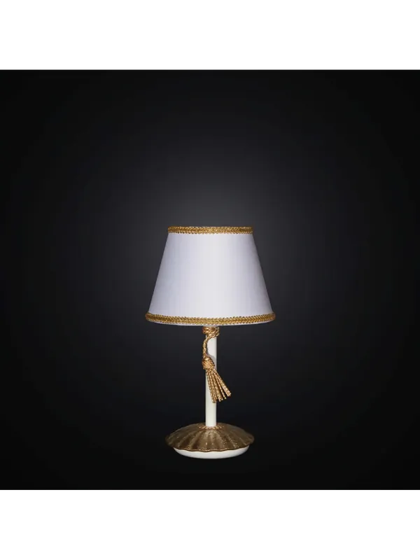 Lumetto rustico in ferro battuto corda oro 1 luce BGA 2262-lpfb Popolare