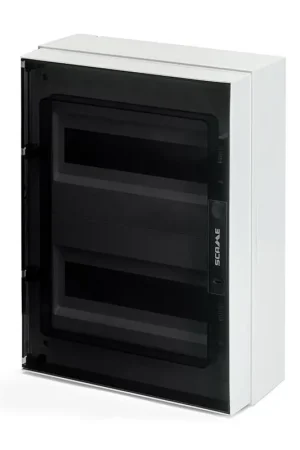 Centralino da parete 24 moduli DIN SCAME 679.2024 anta fumé IKONA Prezzo Ridotto